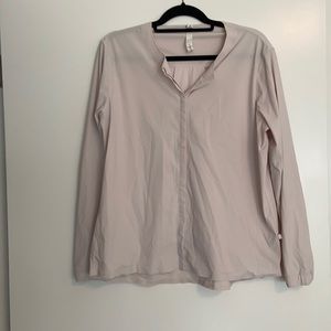 Lululemon solo blouse Blush sz 12